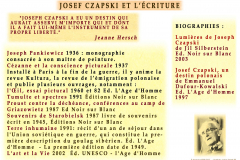 J.Czapski écriture Biblio 01