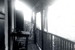 balcon de la chambre bleue