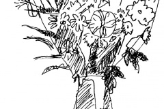 L02•003-fleurs dessin 9 5 90